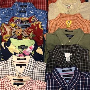 Lot of 12 men’s short sleeve shirts